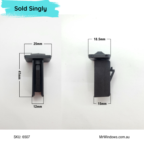 Screen door guide carriages to suit Boral KM cyclone, G James, Slideright
