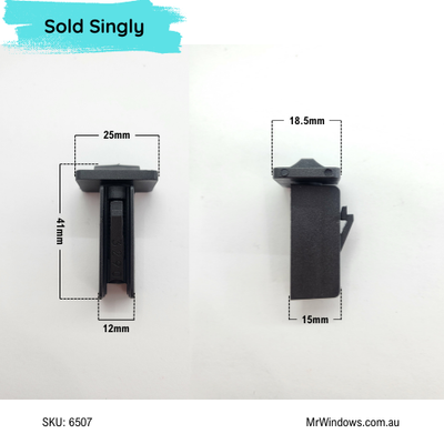 Screen door guide carriages to suit Boral KM cyclone, G James, Slideright
