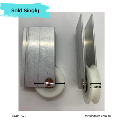 Wardrobe rollers for Monarch robe - convex & concave rollers