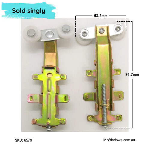 Wardrobe bottom Guide Block  suits Cox sliding robe doors