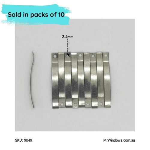 Fly screen clip  - suits various brands - sold in packs of 10