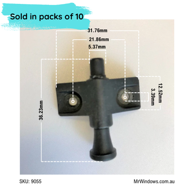 Flyscreen Plunger Stay Spring Loaded - Sold as bag of 10