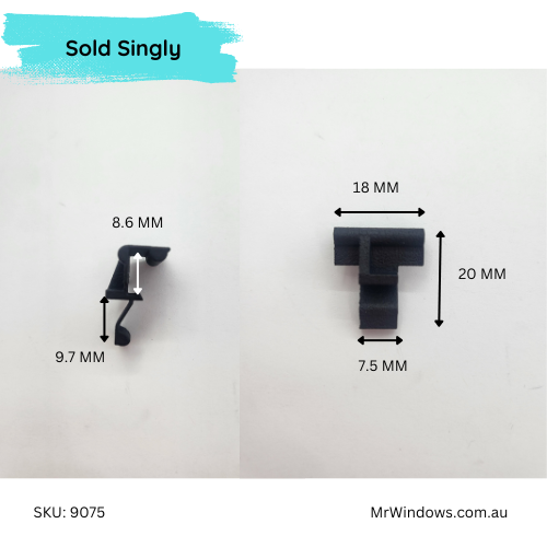 Fly Screen Clip - 3D printed - sold singly