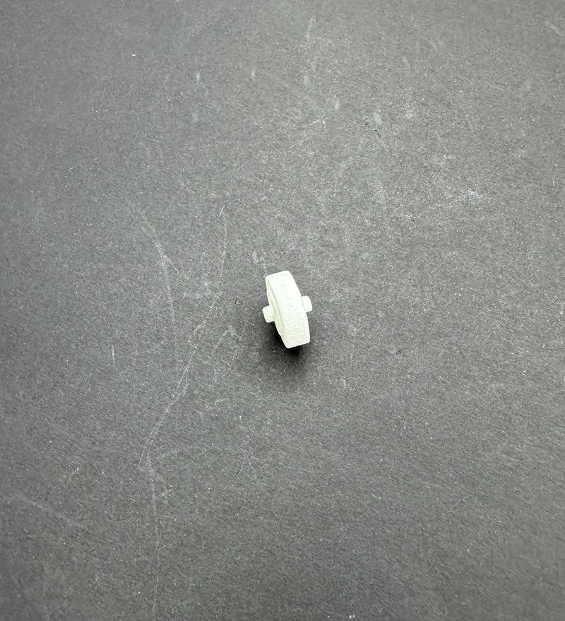 Roller to suit Connelly carriage - flat tyre - 3D printed - WHITE