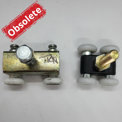 Top hung cavity adjustable roller + mounting base- Sold singly