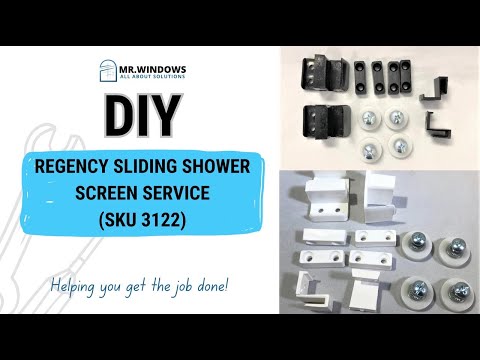 SHOWER SCREEN repair kit - suits Regency and Showerite sliding screens