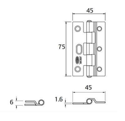 HINGES Security Screen doors - various - sold singly