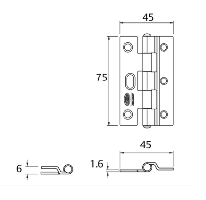 HINGES Security Screen doors - various - sold singly