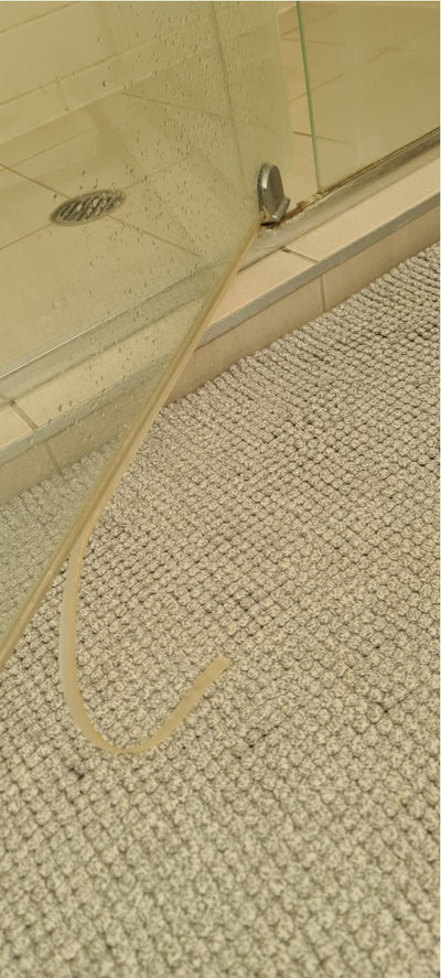 Shower sweep shower water guard  - 1 x 1m length