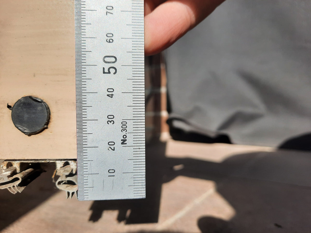 Stegbar hinged door seal - sold per meter