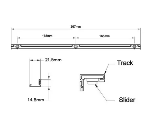 FHS Finista dual arm operator track - not held in stock