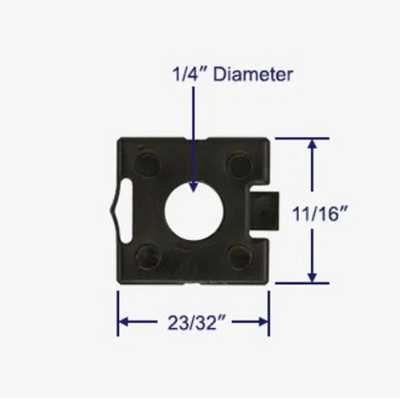 Truth - slider guide for dual arm MAXIM operator