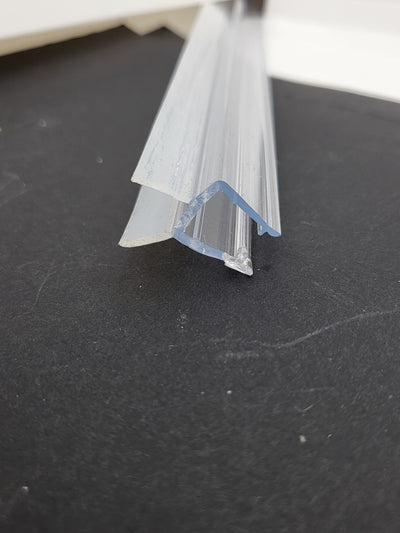 Bradnams NOOD drip mould for 6mm glass - door seal - 1m length
