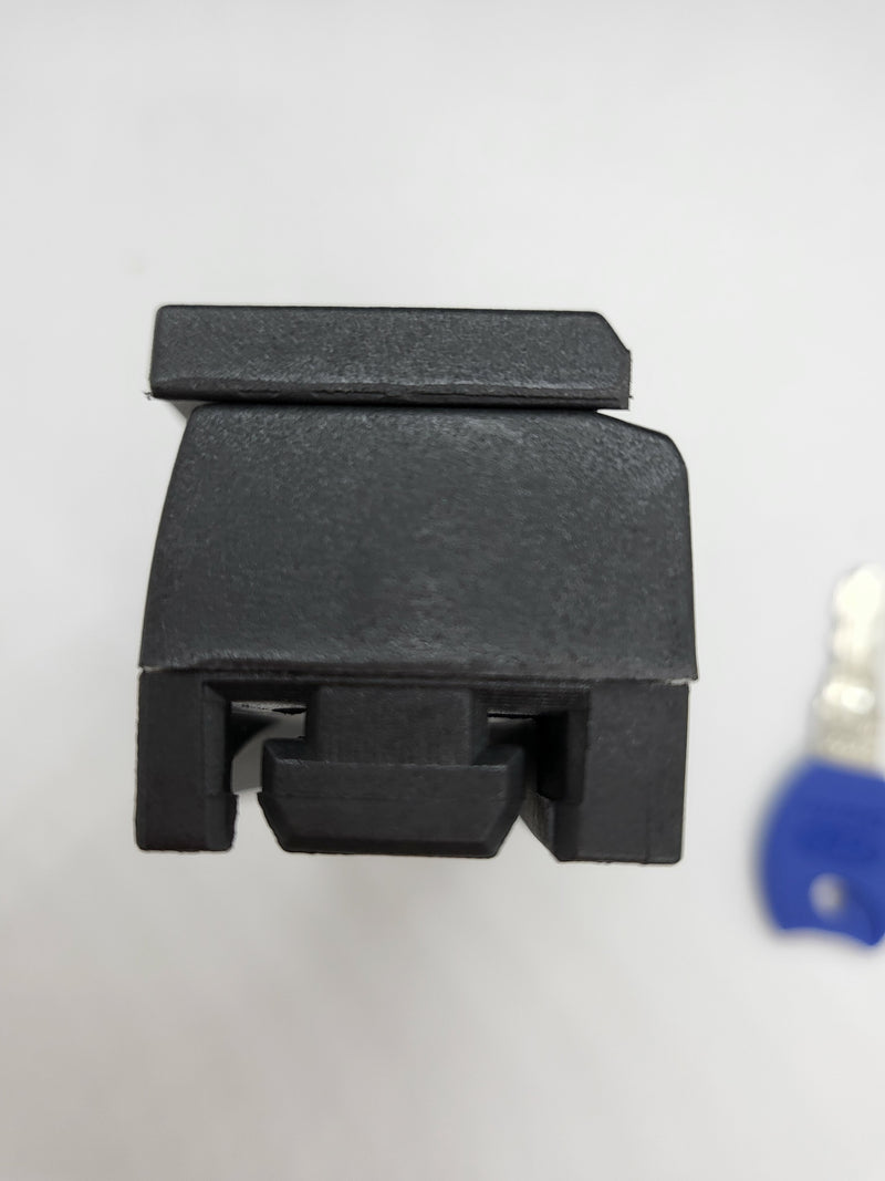 Window handle - suits Capral Unrban series - keyed - mullion lock