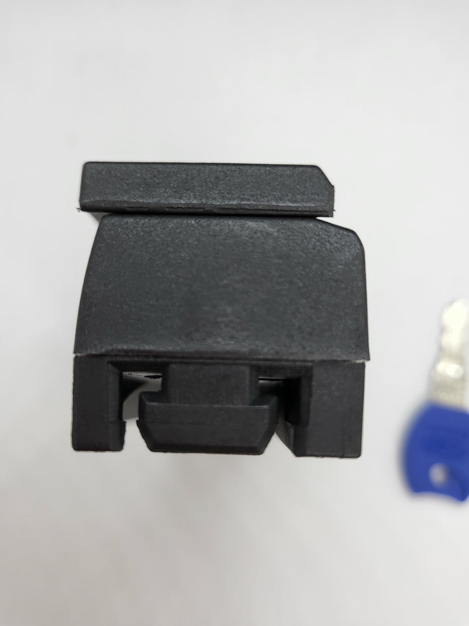 Window handle - suits Capral Unrban series - keyed - mullion lock