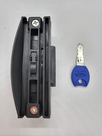 Window handle - suits Capral Unrban series - keyed - mullion lock