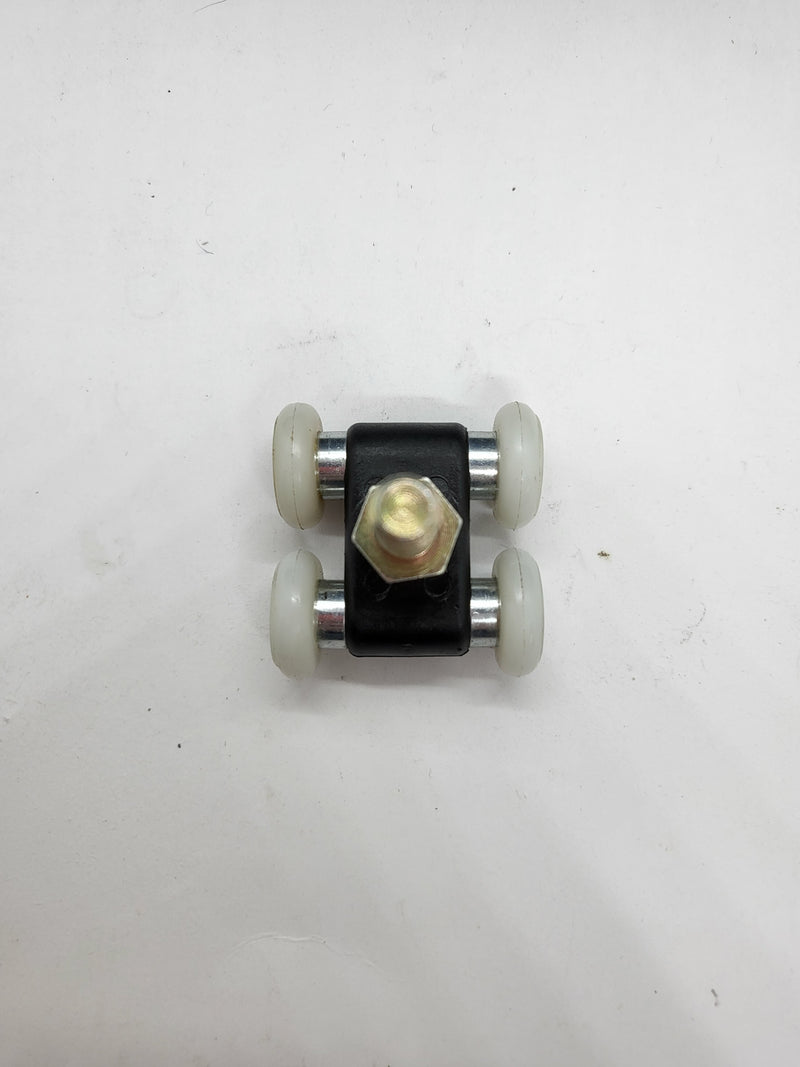 Top hung cavity adjustable roller + mounting base- Sold singly