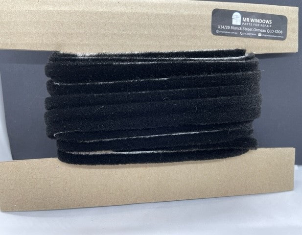 Mohair window and door weather pile seal - sold per meter - various sizes