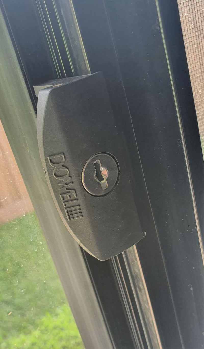 Window Handle - suits Dowell, Boral windows - situated in the center - Mullion lock