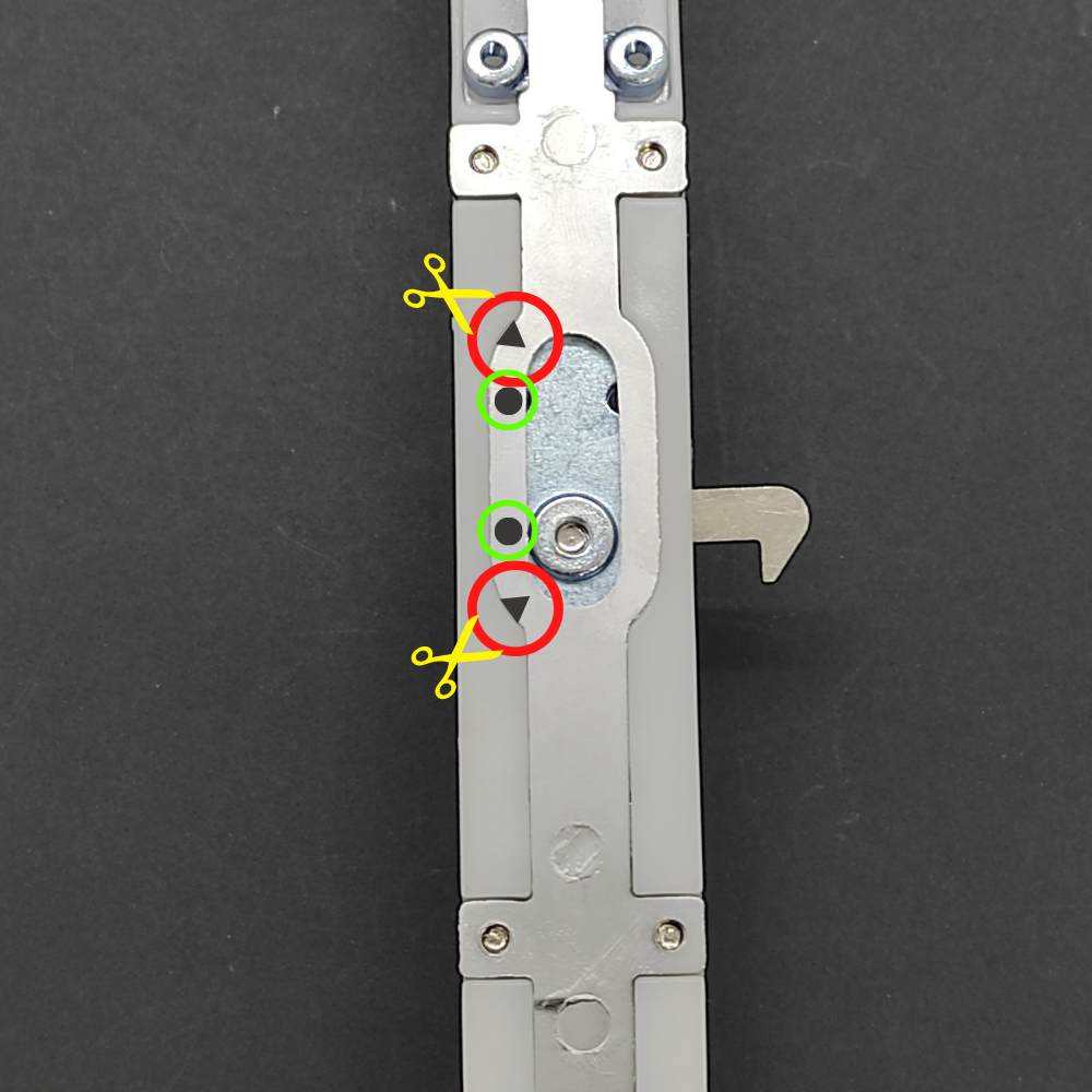 Trend Quantum sliding window hardware - Sold as components