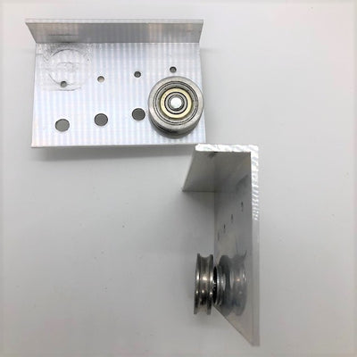 Capral Commercial Door Head Roller Set - top hung - heavy duty