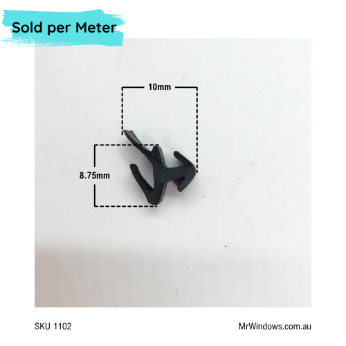 Internal sash seal- AWS - Sold per meter