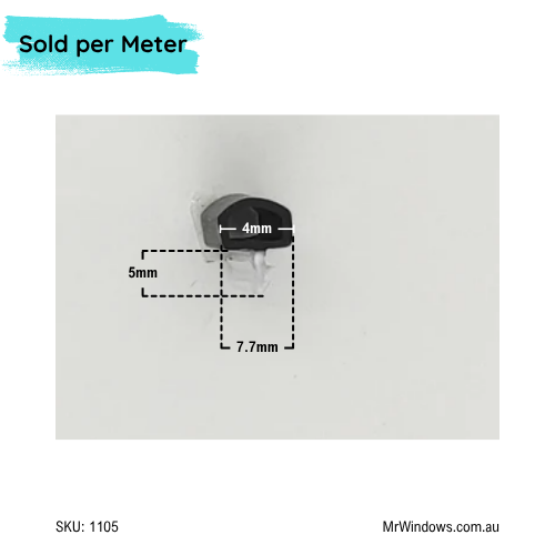 Vinyl seal - Bulb Seal - suits Alspec bifolding doors