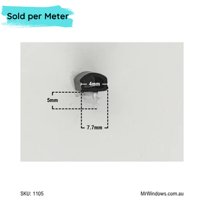 Vinyl seal - Bulb Seal - suits Alspec bifolding doors