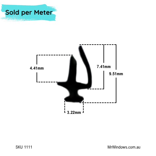 G James awning window seal