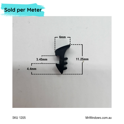 Glazing vinyl - WEDGE 4mm