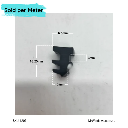 Roll-in glazing wedge 5mm -