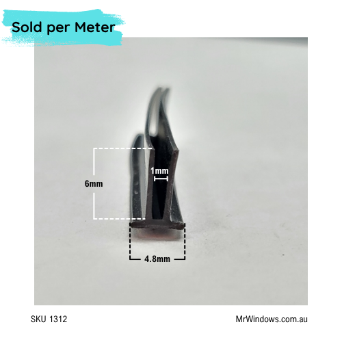 Vinyl - Whisker, wiper seal - twin seal