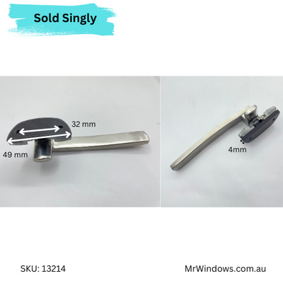CAM handle - exclusively for AWS Icon series - stainless steel