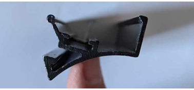 Sliding window handle - Jones & Lumley - 3D printed