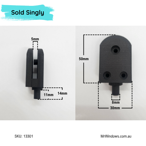 Mystery 3D printed Shower pivot - Sold Pivot patch only- Print on demand