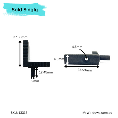 Frontline pivot window components - 3D printed