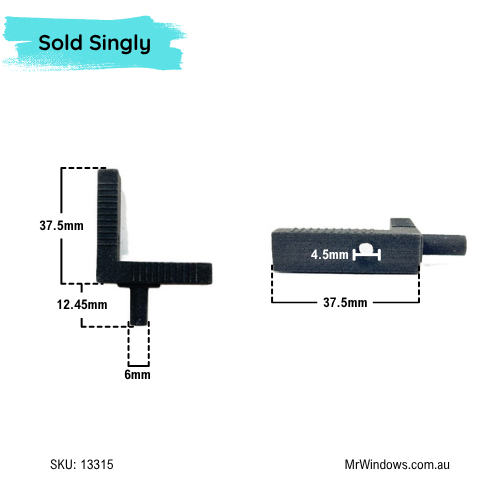Frontline pivot window components - 3D printed