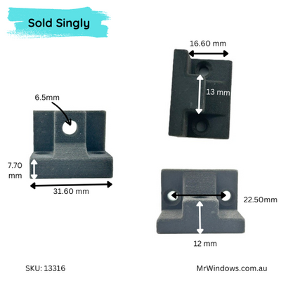Frontline pivot window components - 3D printed