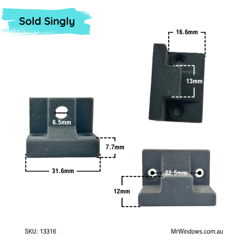 Frontline pivot window components - 3D printed