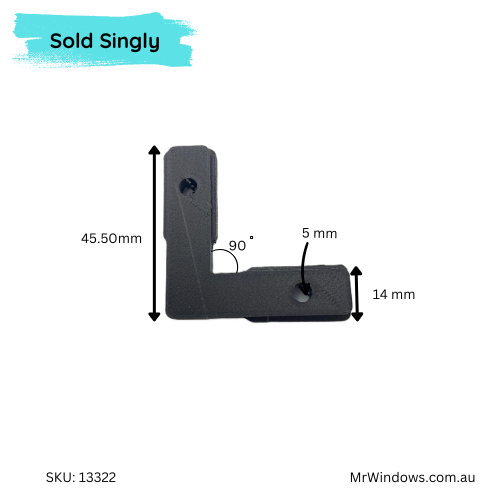 Stegbar shower corner bracket - suits Grange 500 series