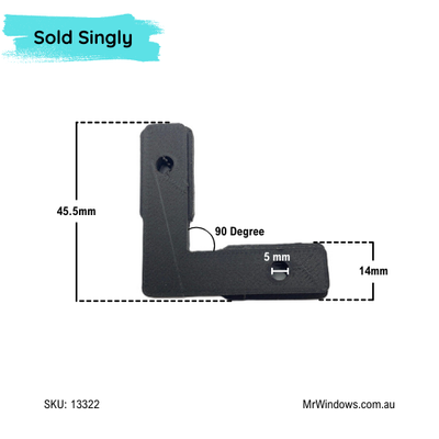 Stegbar shower corner bracket - suits Grange 500 series