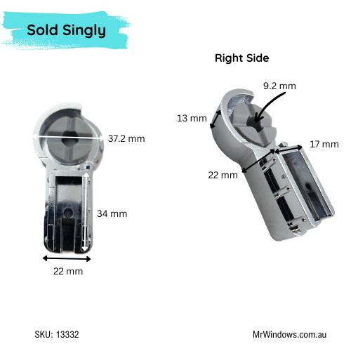 Pivot - suits bath screen - unknow brand - 3D printed
