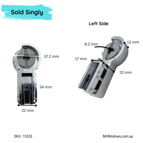 Pivot - suits bath screen - unknow brand - 3D printed