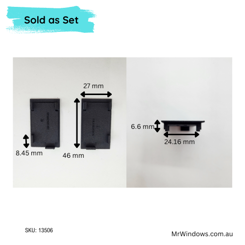 Trend double hung sash caps - sold as a pair - PRINTED ON DEMAND