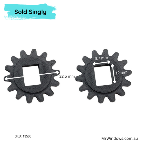 CUSTOM Print - plastic gear for interlock auto opener