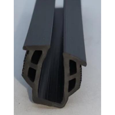 Vinyl - Glazing Window U (wrap around) Channel Suits 5mm glass- suits Comalco, Wunderlich doors - Sold per meter