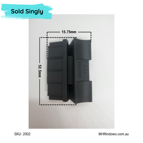 Window handle - suits A & L sliding windows handles QLD - Non Keyed
