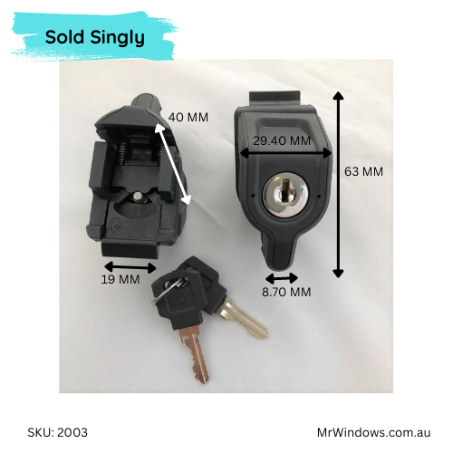 Window Handle - suits A & L Sliding windows- Sold singly