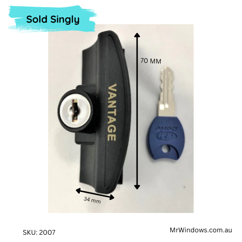 Window Handle - suits AWS Vantage, Magnum windows- Sold singly