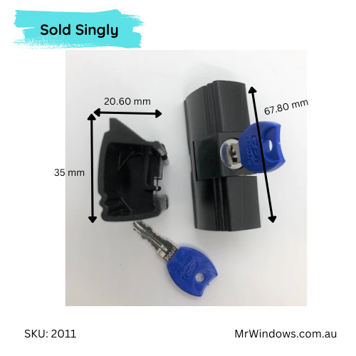 Window Handle - suits old Boral BST system- Sold singly